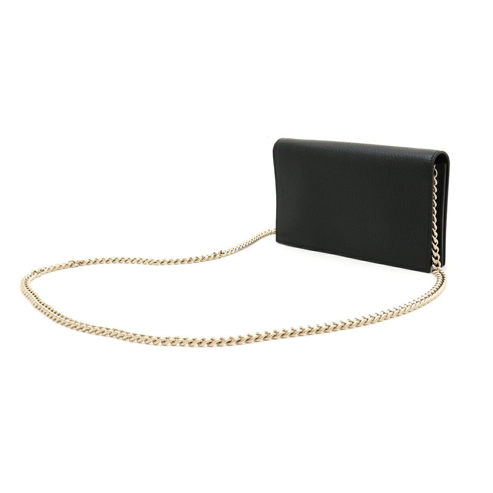 Gucci Interlocking G Chain Wallet Long Wallet Lea… - image 2